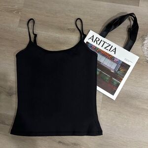 SOLD: Aritzia Black Golden Tank Top